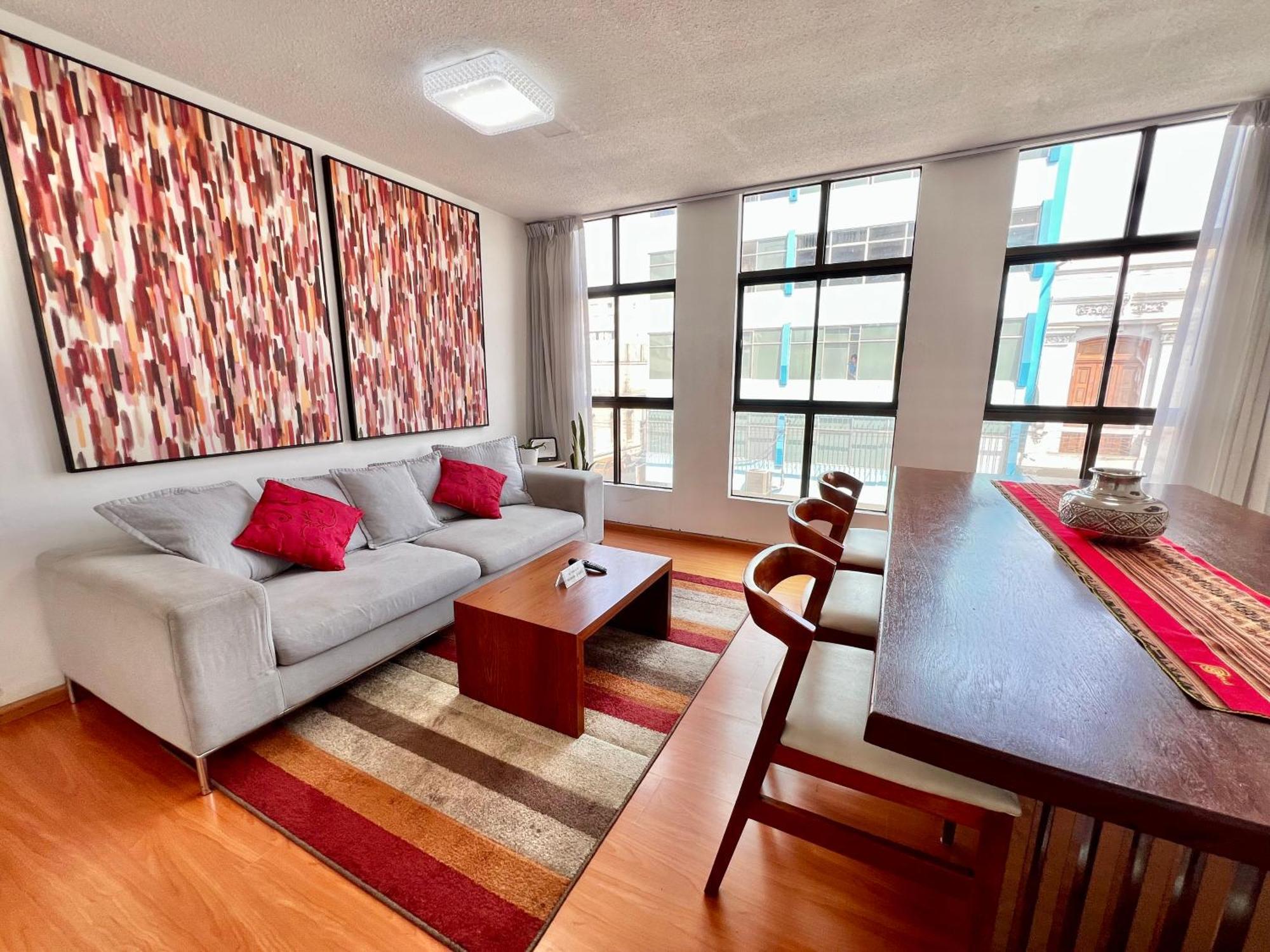 Exclusivo Dpto Moderno En El Corazon De Lima Con Wifi Ultra Rapido Apartment Exterior photo