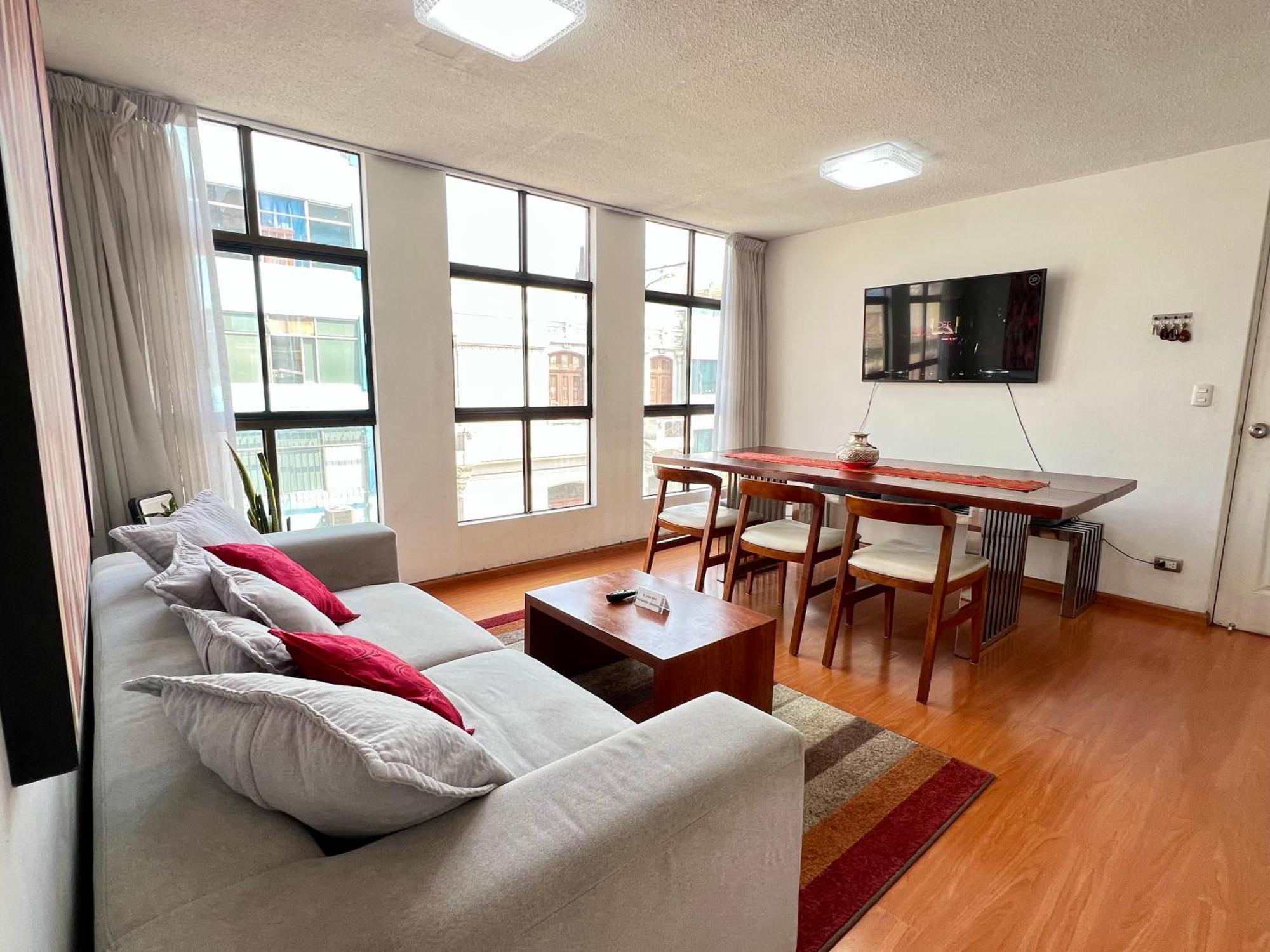 Exclusivo Dpto Moderno En El Corazon De Lima Con Wifi Ultra Rapido Apartment Exterior photo