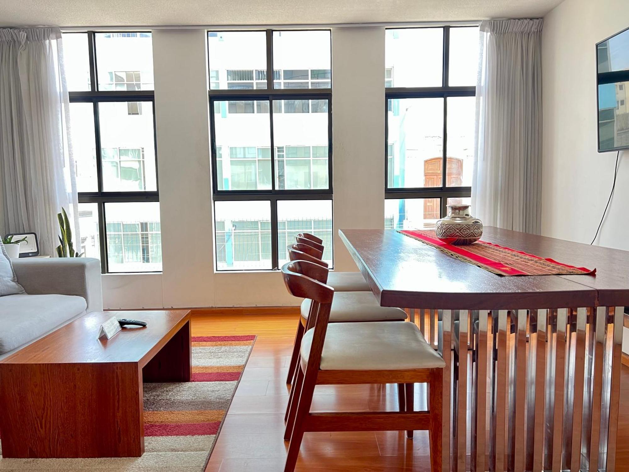 Exclusivo Dpto Moderno En El Corazon De Lima Con Wifi Ultra Rapido Apartment Exterior photo
